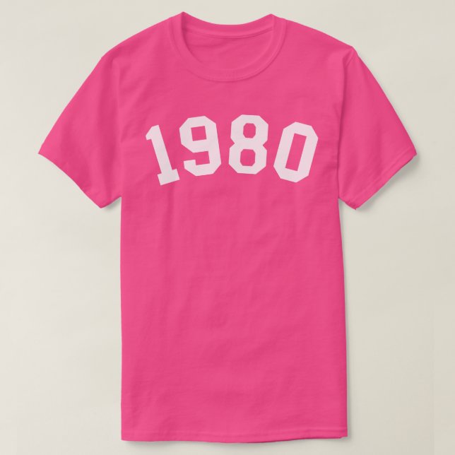 1980 4 T SHIRT (Design framsida)
