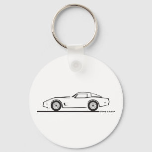 1980-82 Chevrolet Corvette Nyckelring