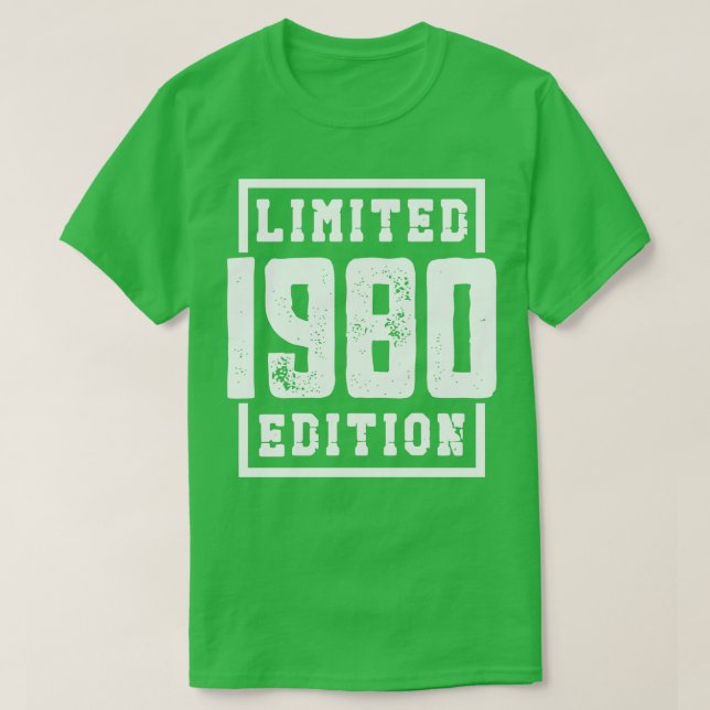 1980 års Begränsada utgåva T Shirt (Design framsida)