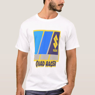 1980 års Suzuki Quad Racer Reproduction Print T Shirt