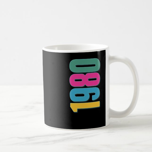 1980 Det bästa decenniet Kaffemugg (Höger)