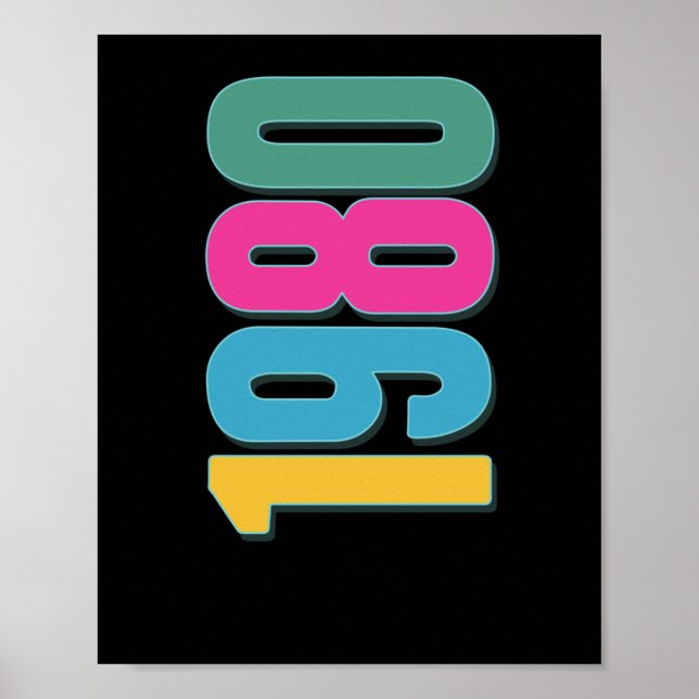 1980 Det bästa decenniet Poster (Framsidan)