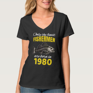 1980 föds 42 fiskare t shirt