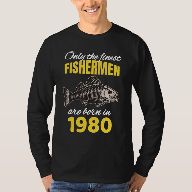 1980 föds 42 fiskare t shirt (Framsida)