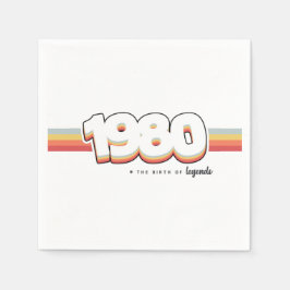 1980 Förklaringarnas födelse Pappersservett