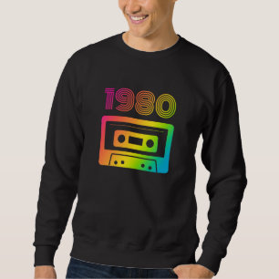 1980 Retro  Lång Ärmad Tröja