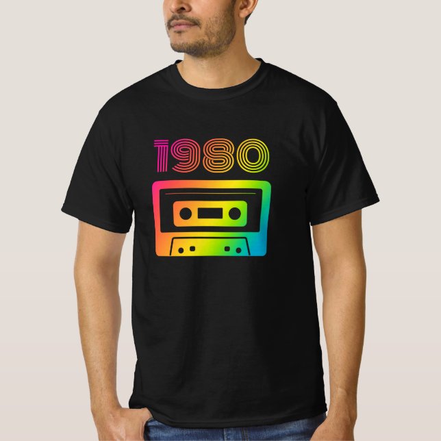 1980 Retro T-Shirt (Framsida)