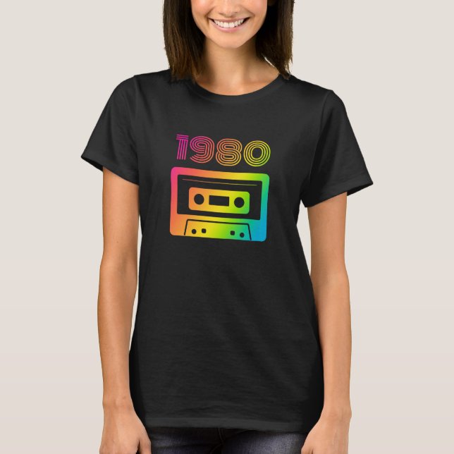 1980 Retro T-Shirt (Framsida)