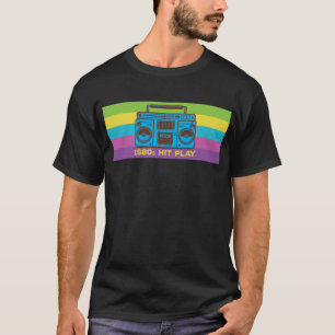 1980:s Boom Box vintage stil T Shirt