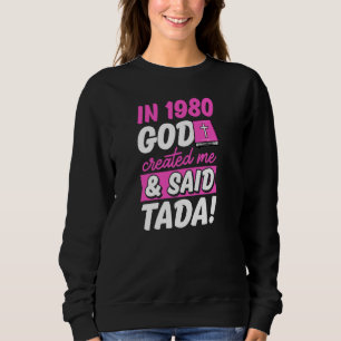 1980 Skapat Gud mig och sa Tada Christian Bir T Shirt