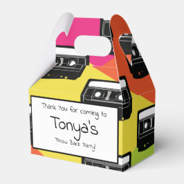 1980-tal 90-tal Kassett Tween Födelsedag Neon Presentaskar