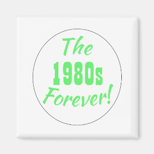 1980-tal Decennium Retro Neon Magnet