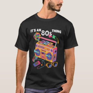 1980-talet 80s Återträff Nostalgi Minnen Musik Sko T Shirt