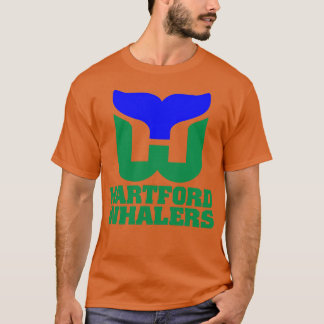 1980-talet Hartford Whalers hockey THIN Champion T Shirt