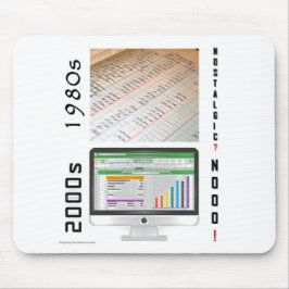 1980-talet mot 2000-talets bokföringspad musmatta