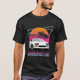 1980-talet: Retro Wave Chevy Camaro Iroc Z T Shirt