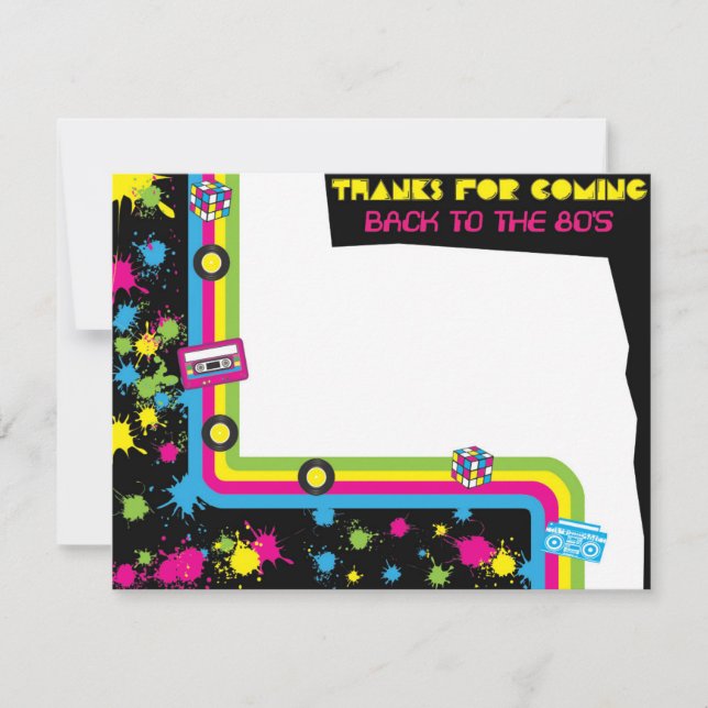 1980-talet - tack vare ditt kort Fantastisk Party (Framsida)