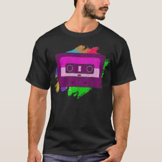 1980-talets färgstarka musikmusik i Älskare 80-tal T Shirt