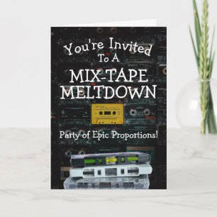 1980-talets inbjudan till MixTape Meltdown Epic-pa