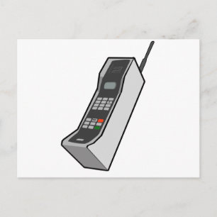 1980-talets mobiltelefon vykort