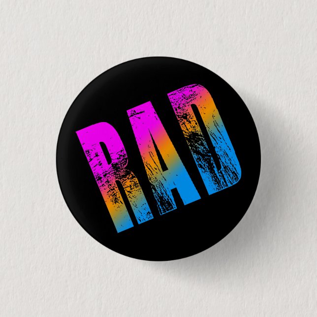 1980-talets NYA PIN-KNAPP FÖR WAVE-RAD Knapp (Framsida)