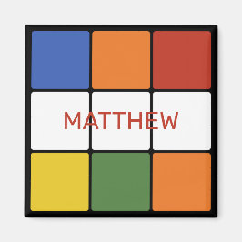 1980-talets Personlig för Puzzle Cube Game Leksak Magnet