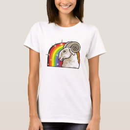 1980-talets regnbåge med Aries Ram Tee Shirt