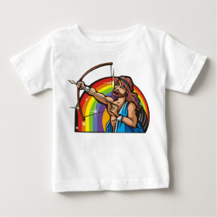 1980-talets regnbåge med Sagittarius Archer T Shirt