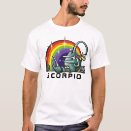 1980-talets regnbåge med Scorpio Scorpion T Shirt