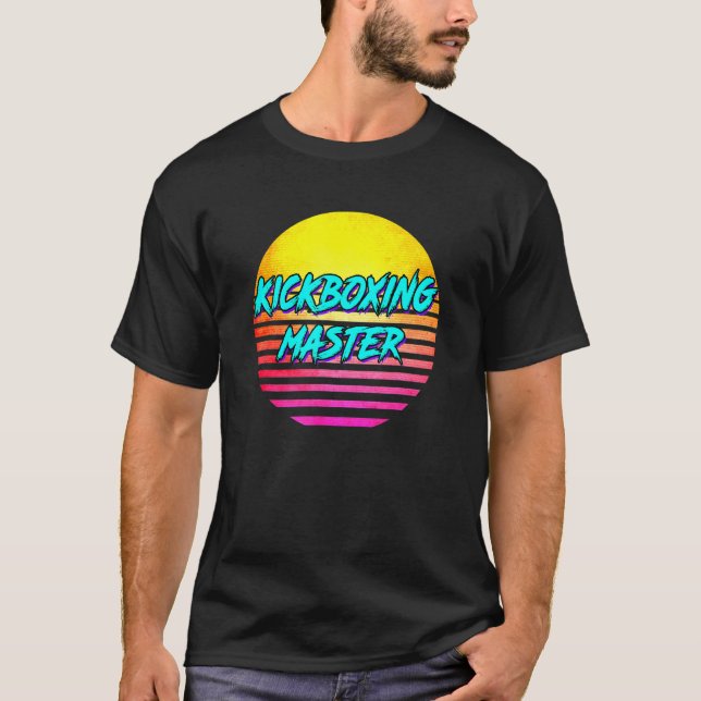 1980-talets Retro Kickboxing Master T Shirt (Framsida)