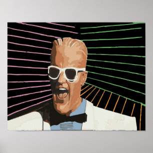 1980-talets Retro Max-rum Poster