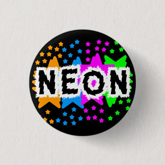 1980-talets RETRO NEON STARS Knapp