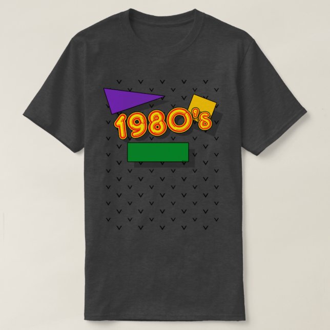 1980-talets Retro Shapes RoufxisTp T Shirt (Design framsida)