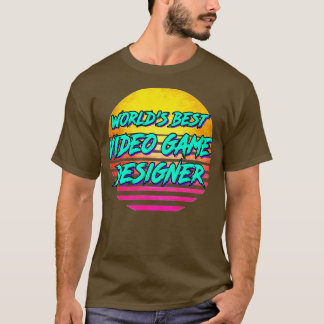 1980-talets Retro Video Game Designer-gåva T Shirt