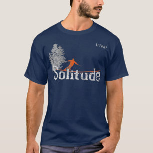 1980-talets Stil Solitude Utah Vintage Skiing T Shirt