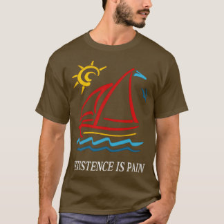 1980-talets Vintage Stil existensen är Pain Aesthe T Shirt