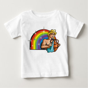 1980-tals regnbåge med Vattumannen man med vattenv T Shirt