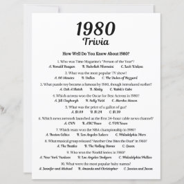 1980 Trivia-spel
