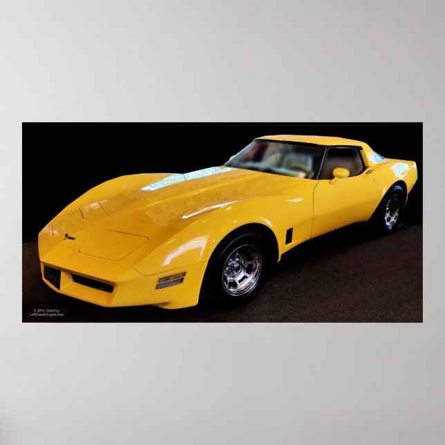 1980 VETTE-POSTER POSTER (Framsidan)