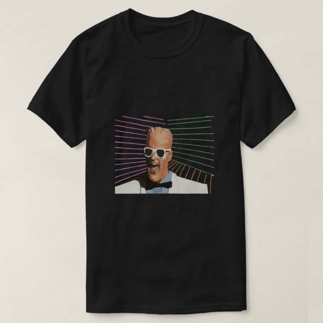 1980&x27;s Retro Max Headroom Classic T-Shirt (Design framsida)