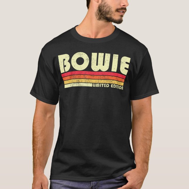 1980S Bowie Maryland T Shirt (Framsida)