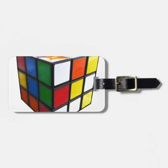 1980's Puzzle Cube Bagagebricka (Horisontell Framsida)