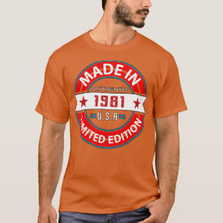 1981 42 år t shirt