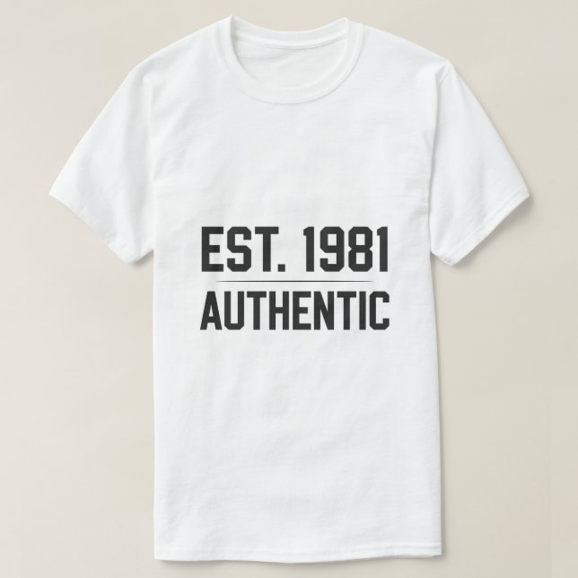 1981 års tema t-shirt (Design framsida)