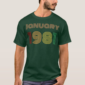 1981 års utformning t shirt
