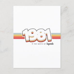 1981 Legendernas födelse Vykort
