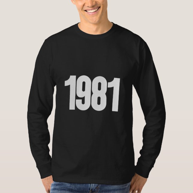 1981 T SHIRT (Framsida)