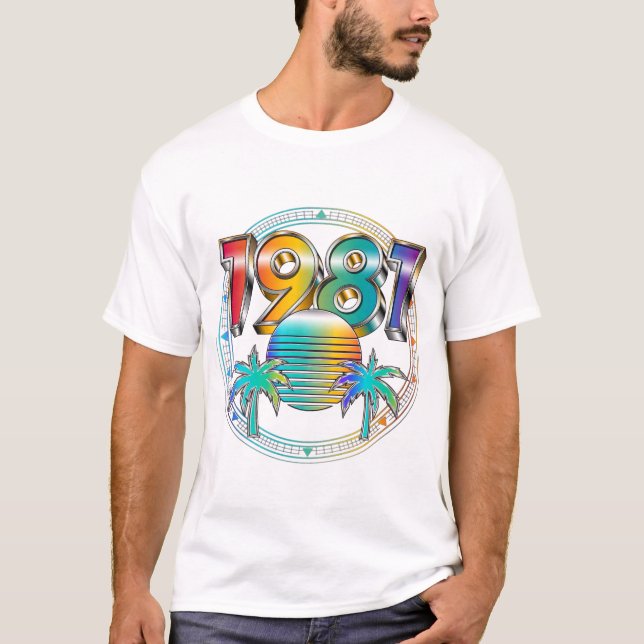 1981 tematiskt t-shirt (Framsida)