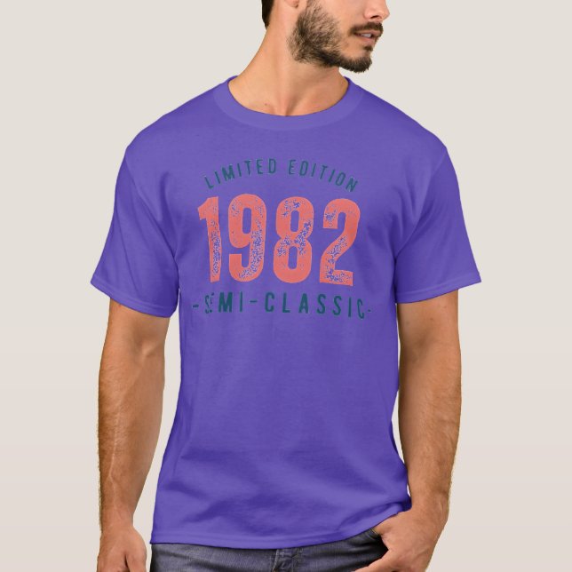 1982 Där Det Allt Begynnte retro T Shirt (Framsida)
