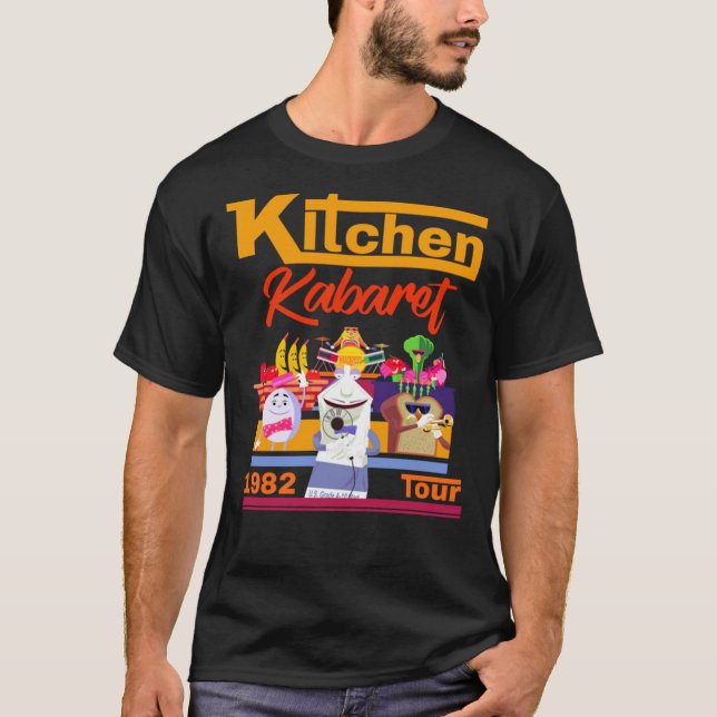 1982 Kitchen Kabaret Tour T-Shirt (Framsida)